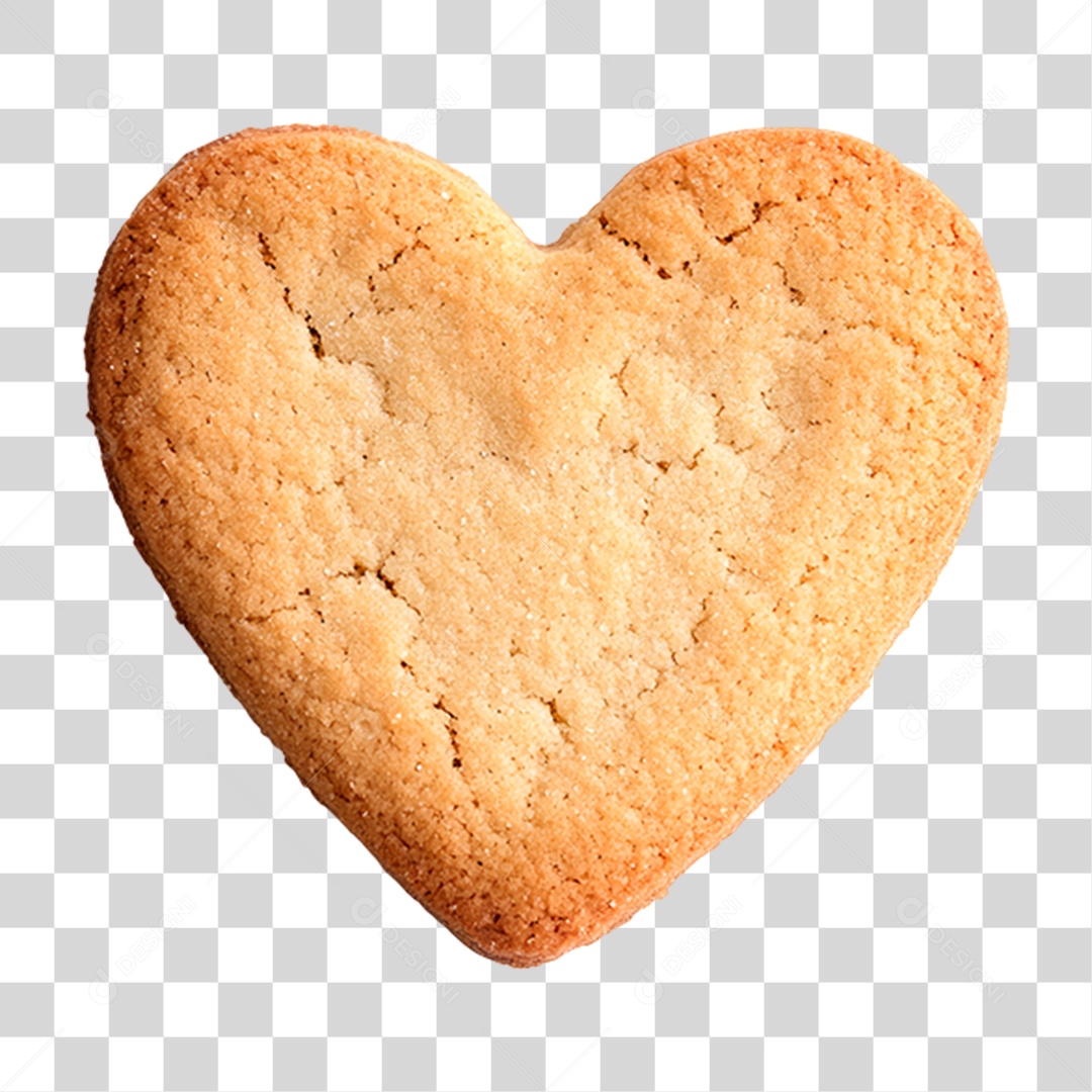 Bolo em Formato de Coração PNG Transparente