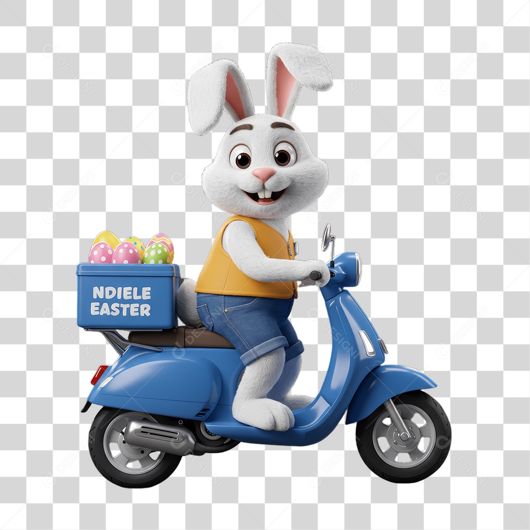 Coelho da Páscoa PNG Transparente