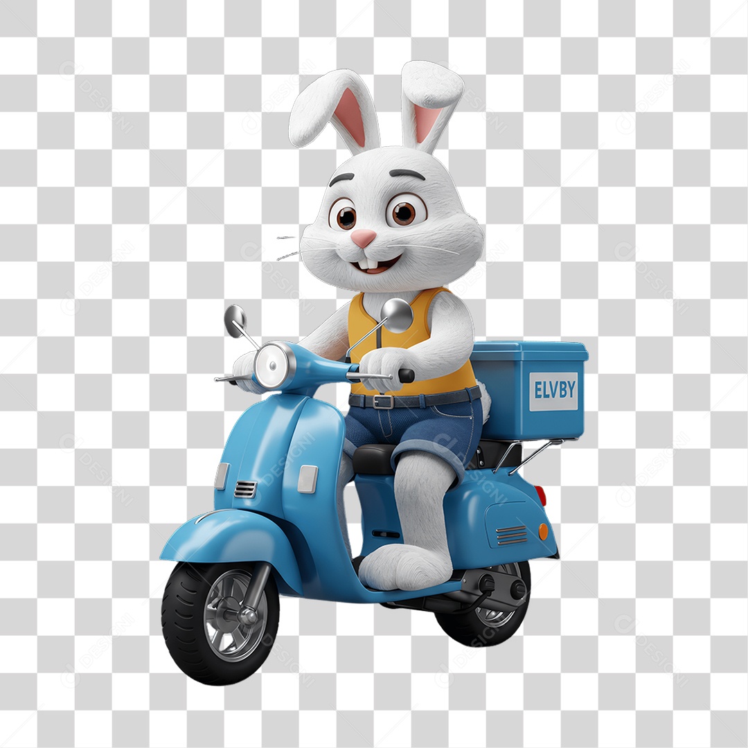 Coelho da Páscoa PNG Transparente