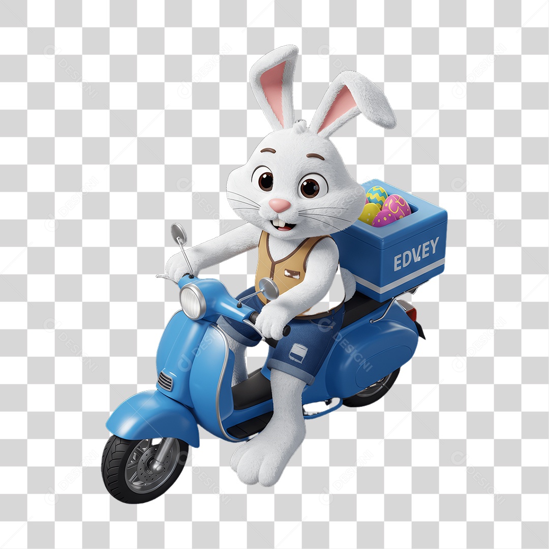 Coelho da Páscoa PNG Transparente