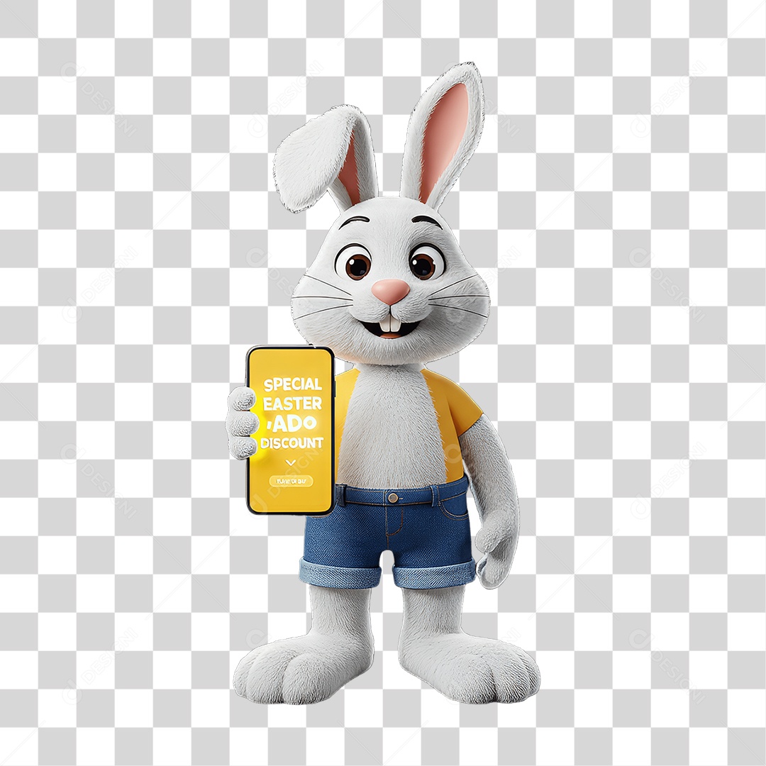 Coelho da Páscoa PNG Transparente
