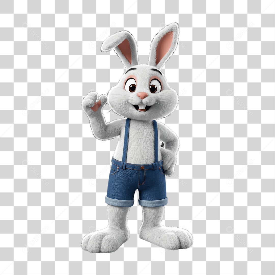 Coelho da Páscoa PNG Transparente