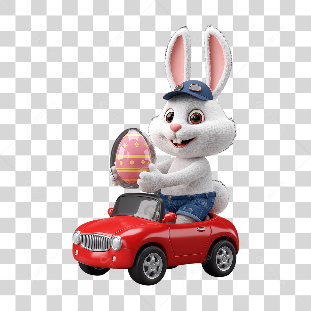 Coelho da Páscoa PNG Transparente