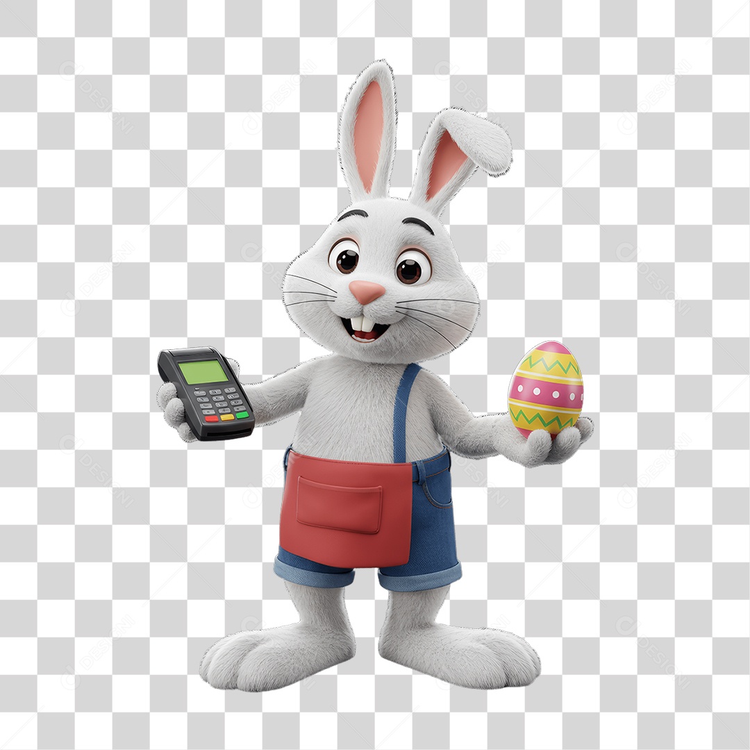 Coelho da Páscoa PNG Transparente