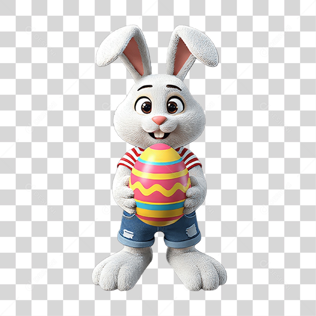 Coelho da Páscoa PNG Transparente
