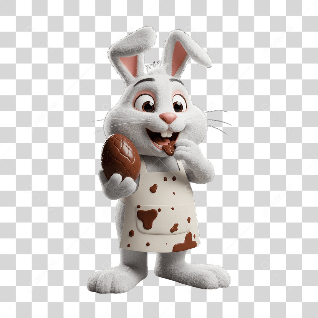 Coelho da Páscoa PNG Transparente