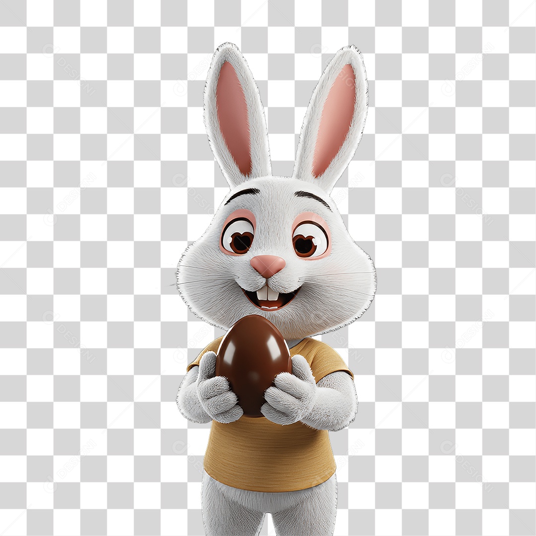 Coelho da Páscoa PNG Transparente