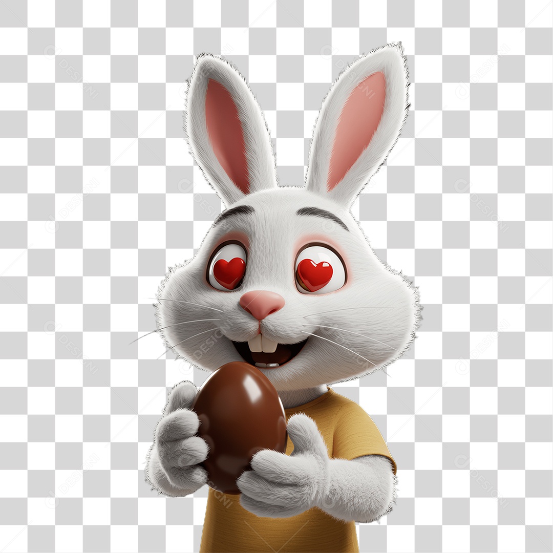 Coelho da Páscoa PNG Transparente