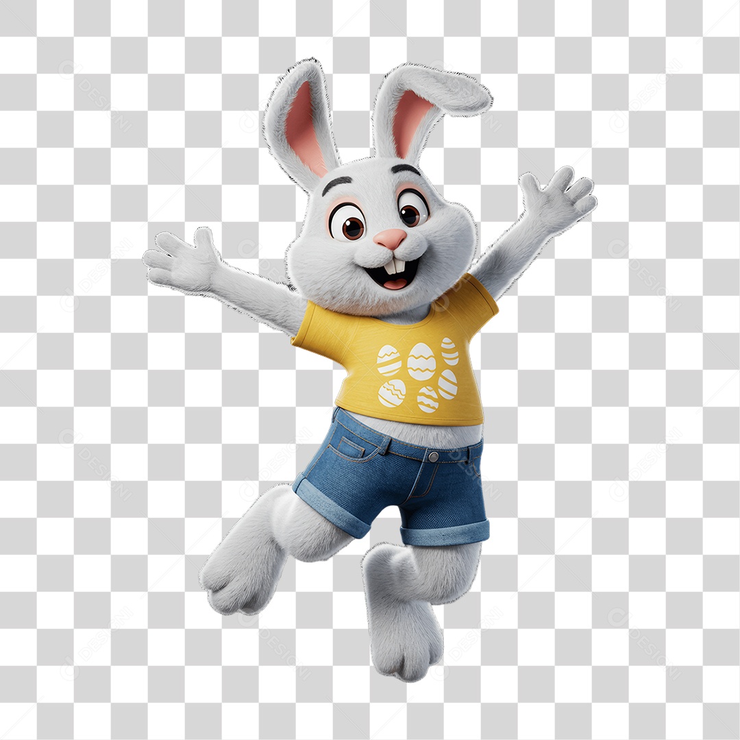 Coelho da Páscoa PNG Transparente