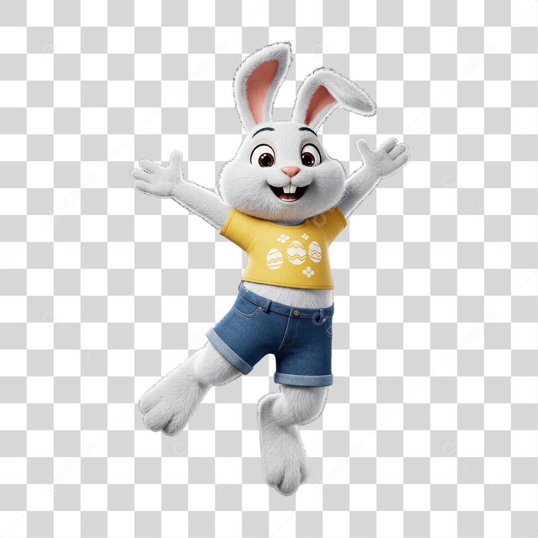 Coelho da Páscoa PNG Transparente