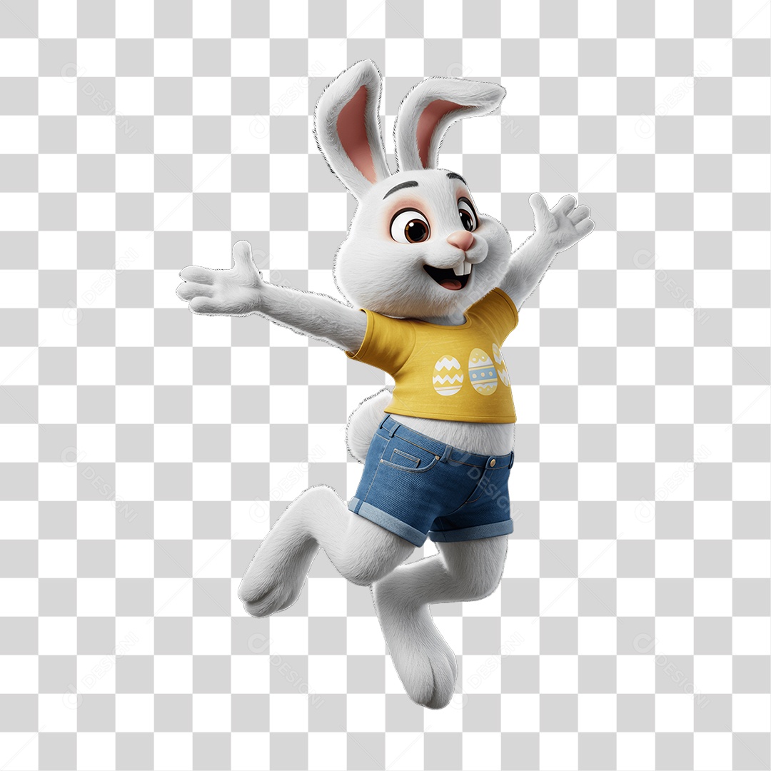 Coelho da Páscoa PNG Transparente