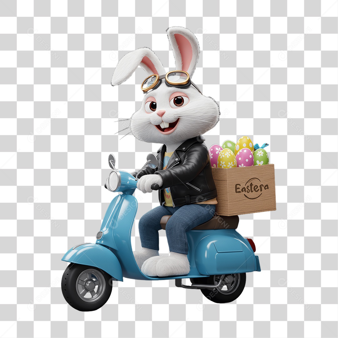 Coelho da Páscoa PNG Transparente