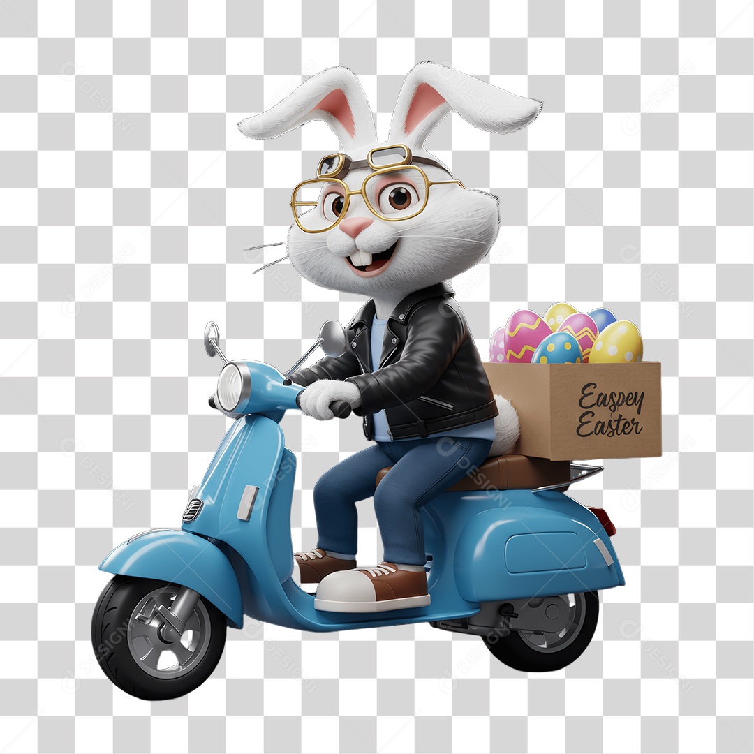 Coelho da Páscoa PNG Transparente