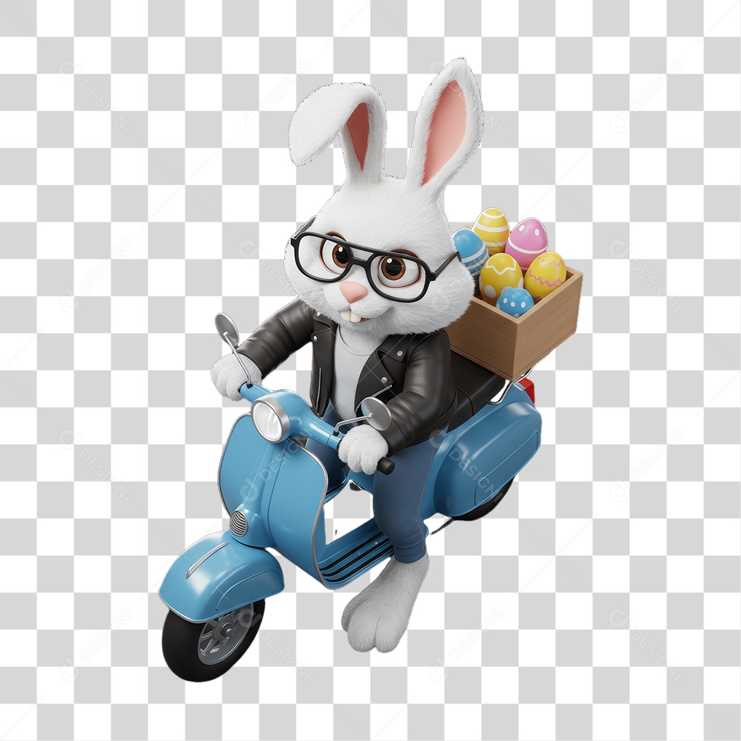 Coelho da Páscoa PNG Transparente