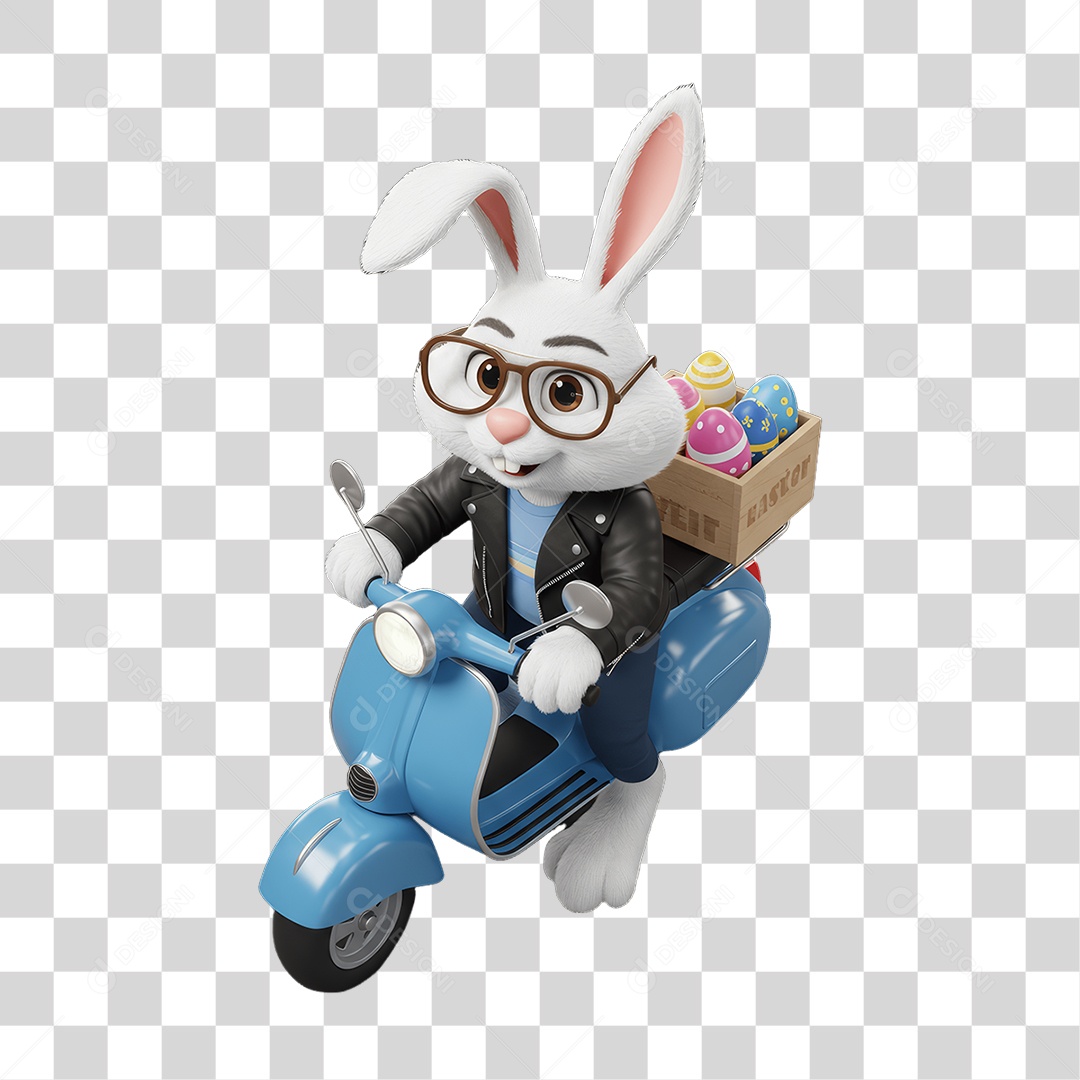 Coelho da Páscoa PNG Transparente