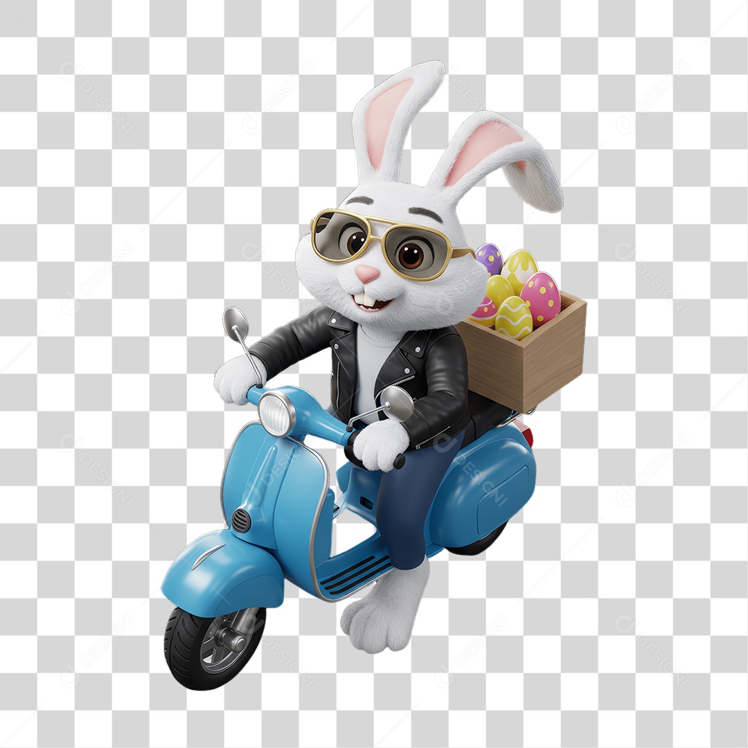 Coelho da Páscoa PNG Transparente