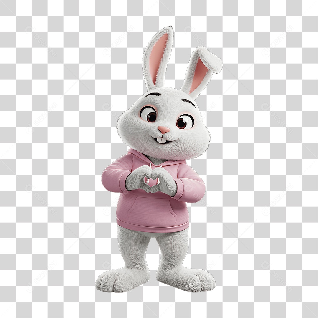 Coelho da Páscoa PNG Transparente