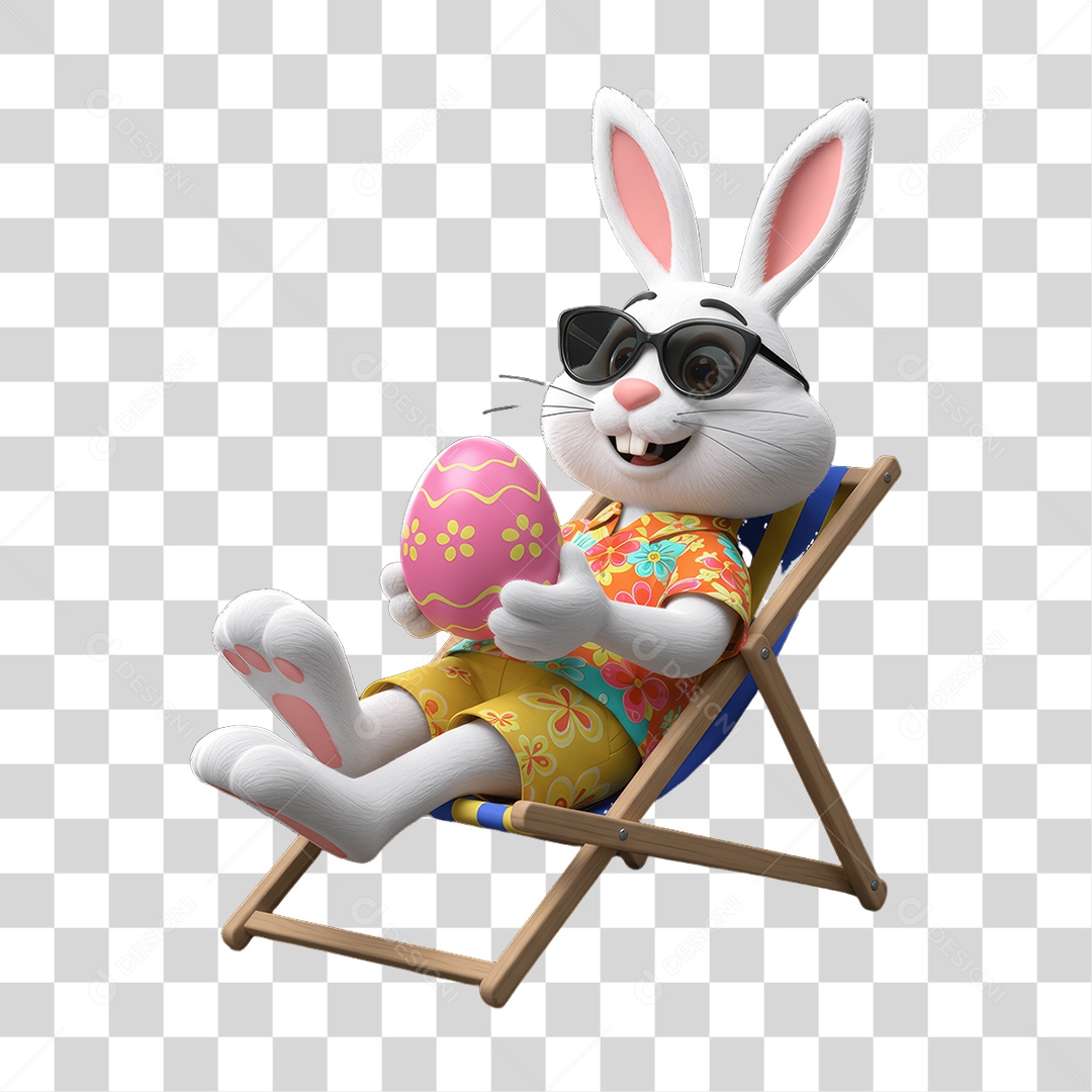 Coelho da Páscoa PNG Transparente