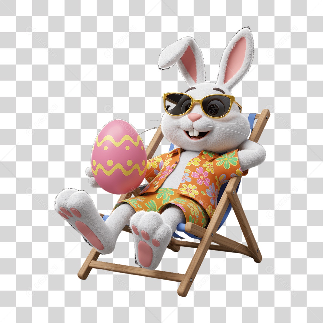 Coelho da Páscoa PNG Transparente