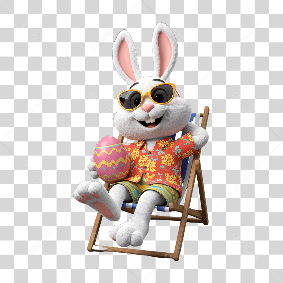 Coelho da Páscoa PNG Transparente