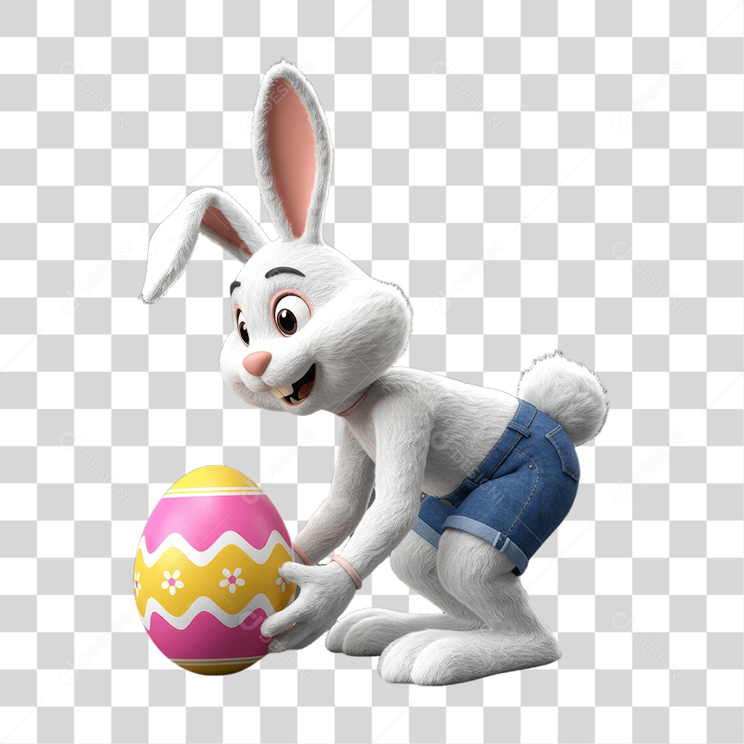 Coelho da Páscoa PNG Transparente