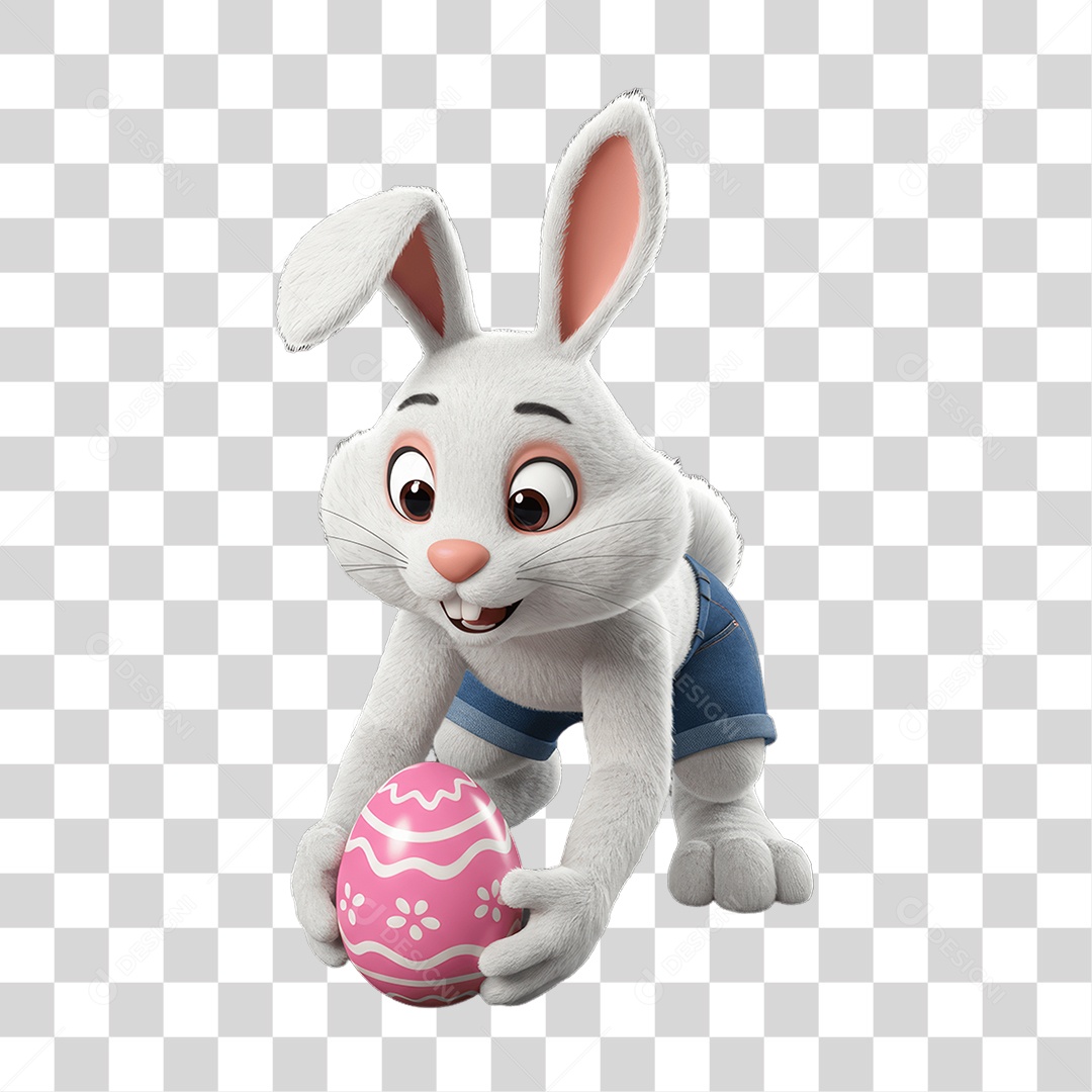 Coelho da Páscoa PNG Transparente
