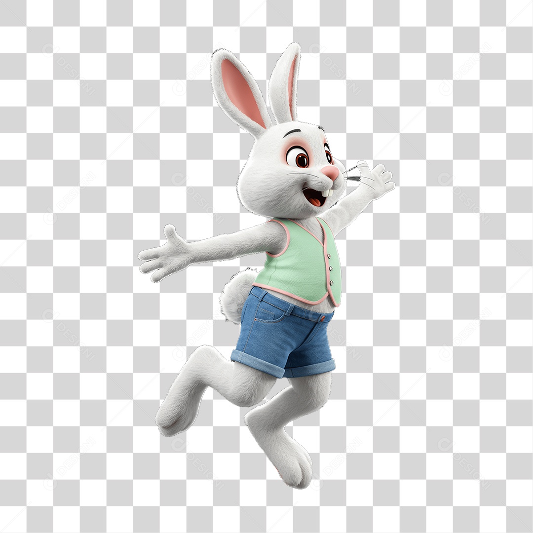 Coelho da Páscoa PNG Transparente