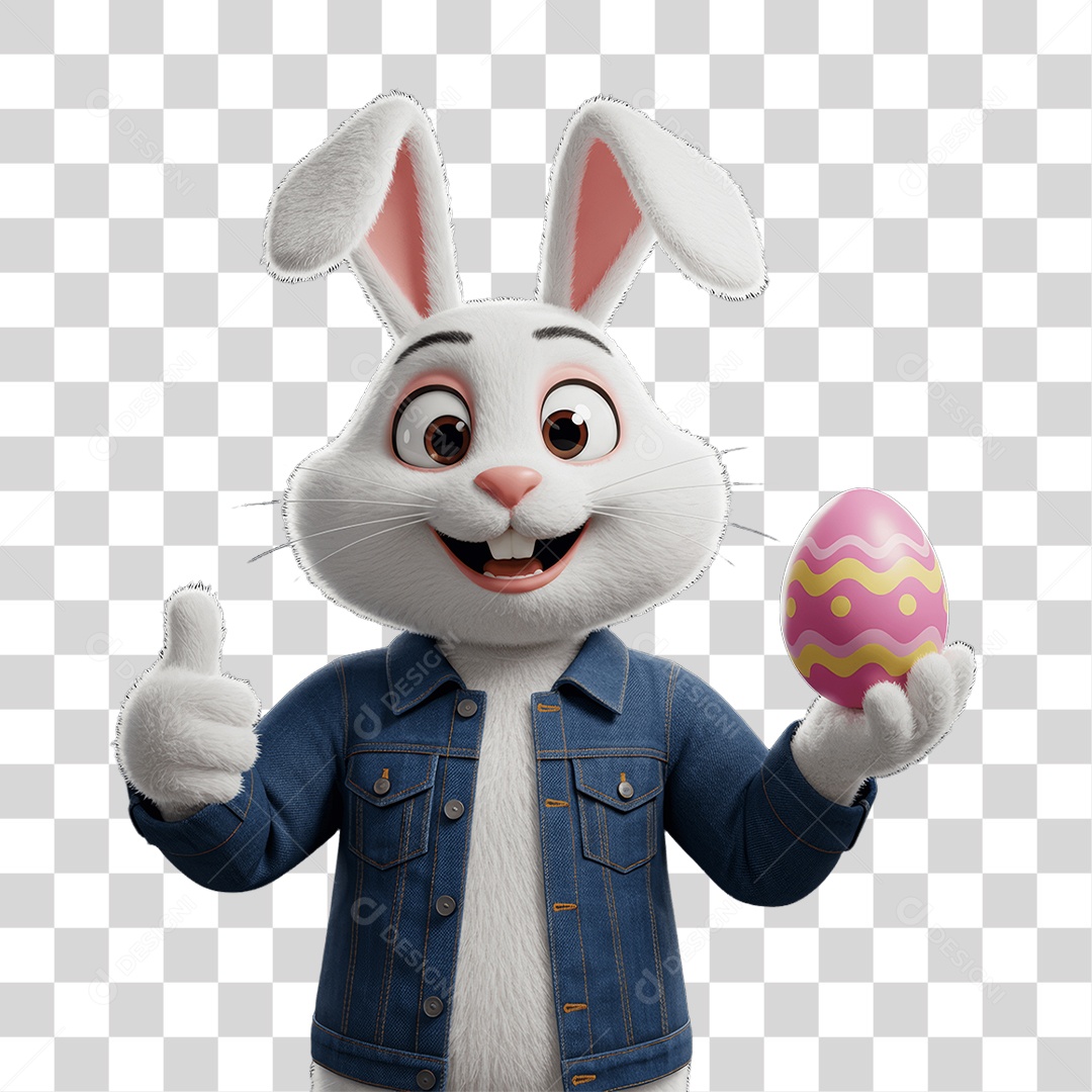 Coelho da Páscoa PNG Transparente