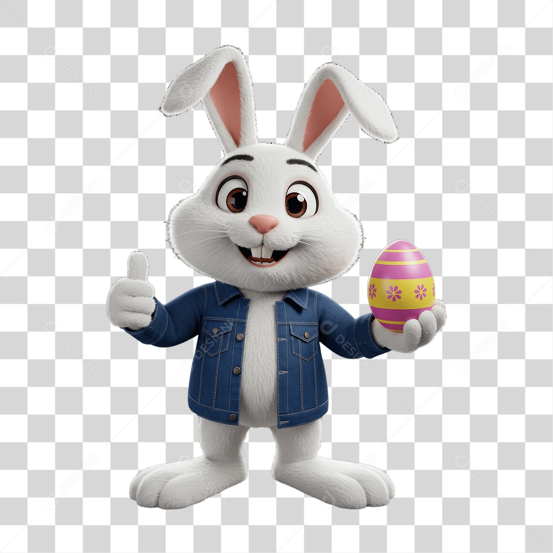 Coelho da Páscoa PNG Transparente
