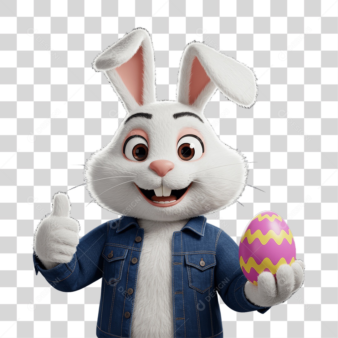 Coelho da Páscoa PNG Transparente