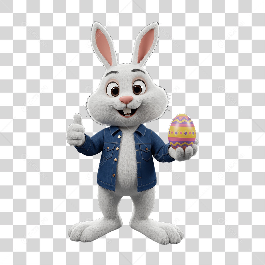 Coelho da Páscoa PNG Transparente
