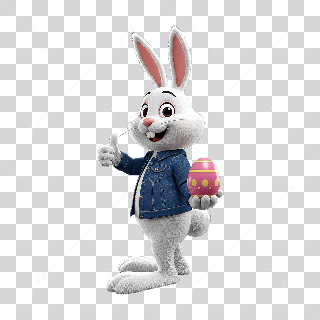 Coelho da Páscoa PNG Transparente