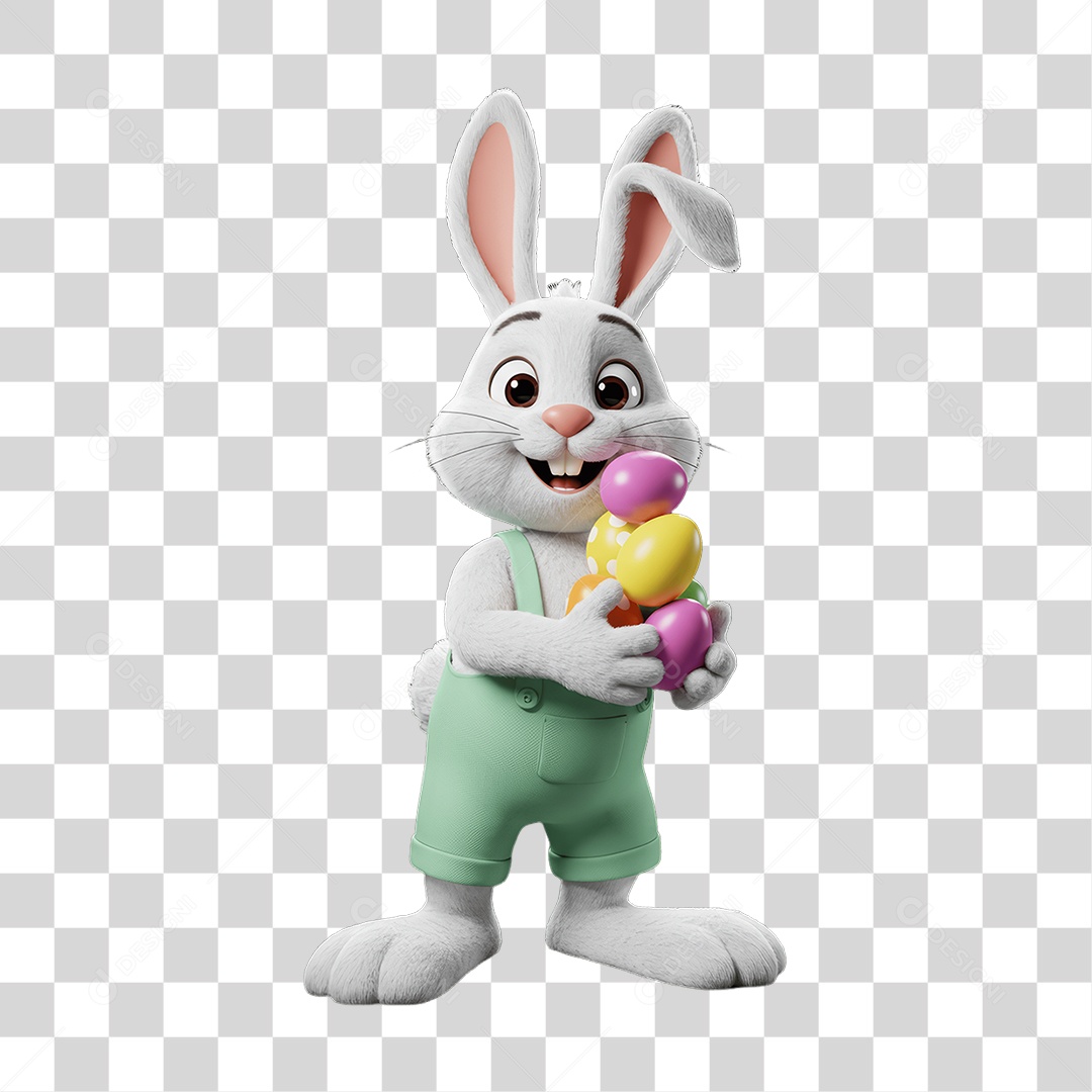 Coelho da Páscoa PNG Transparente