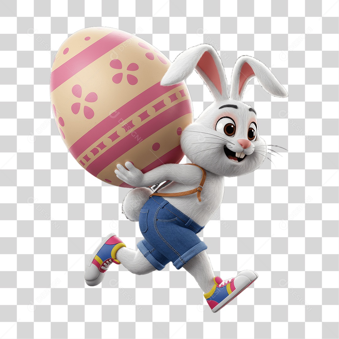 Coelho da Páscoa PNG Transparente