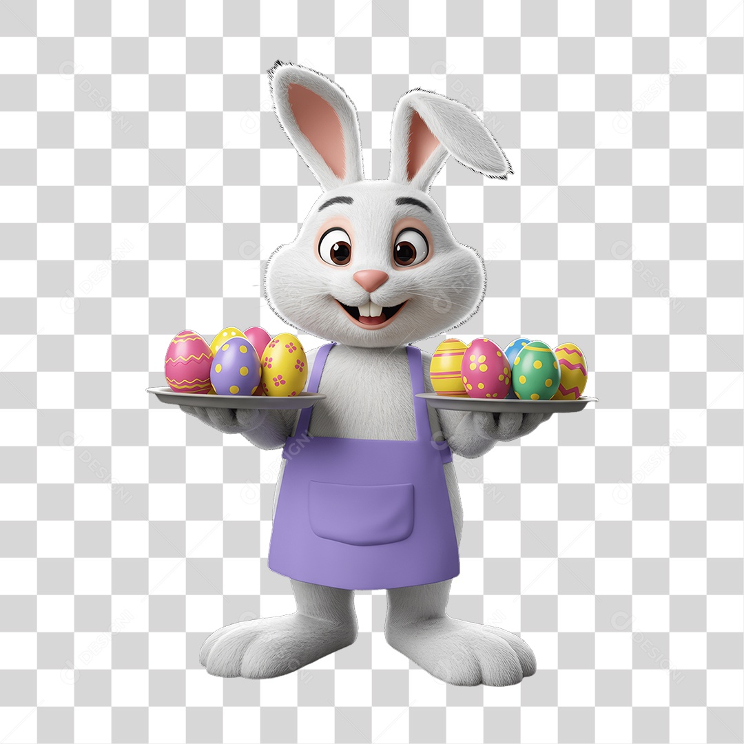 Coelho da Páscoa PNG Transparente