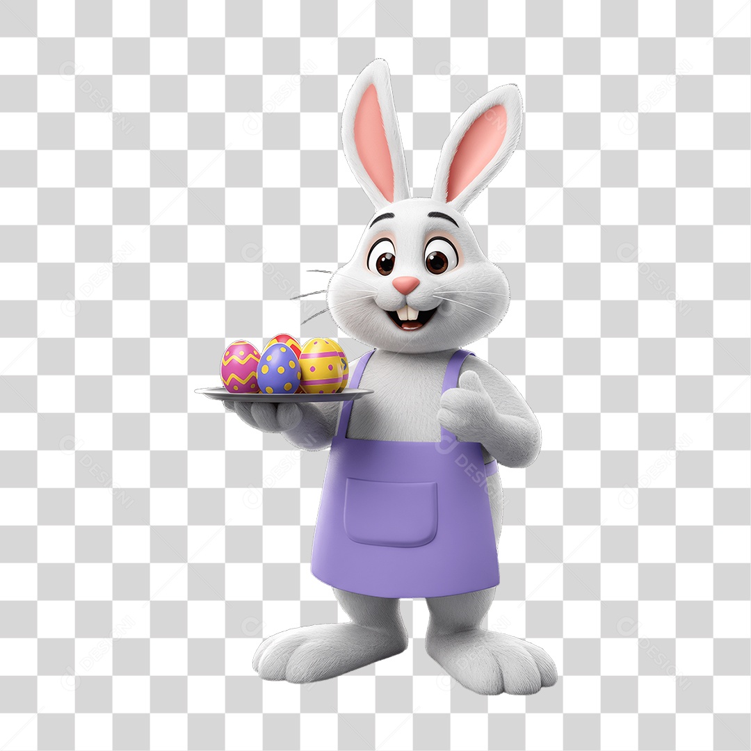 Coelho da Páscoa PNG Transparente
