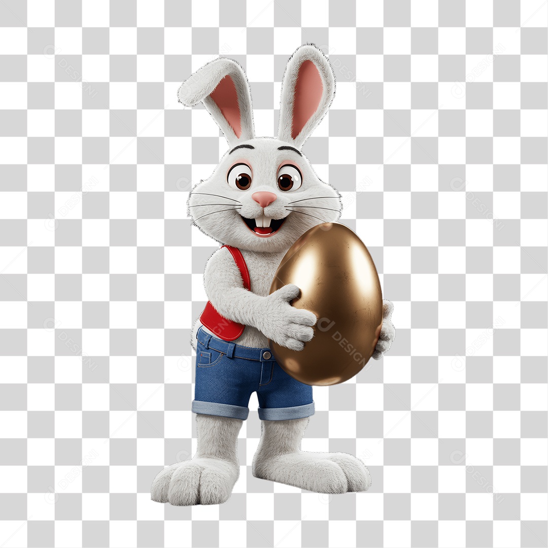 Coelho da Páscoa PNG Transparente