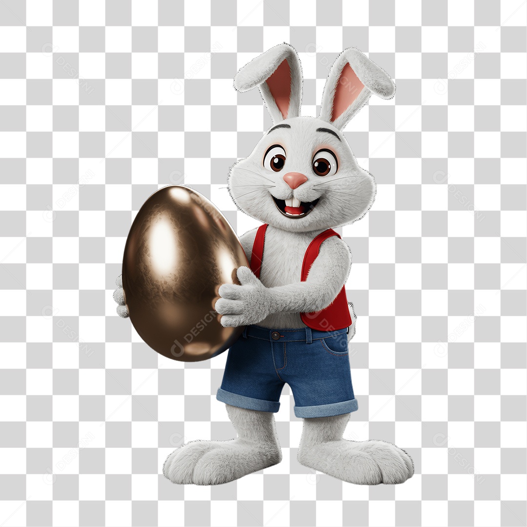 Coelho da Páscoa PNG Transparente
