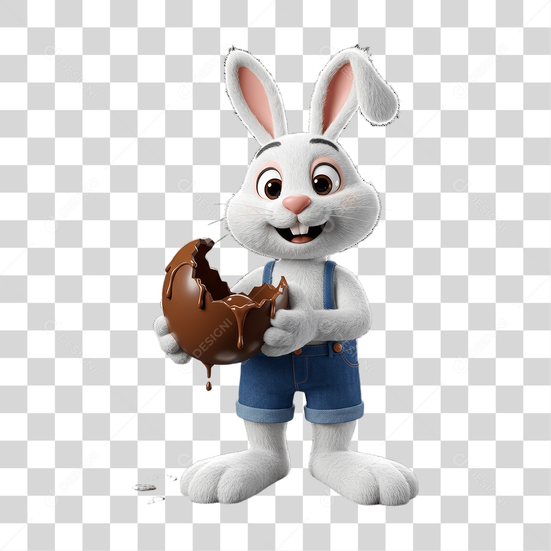 Coelho da Páscoa PNG Transparente