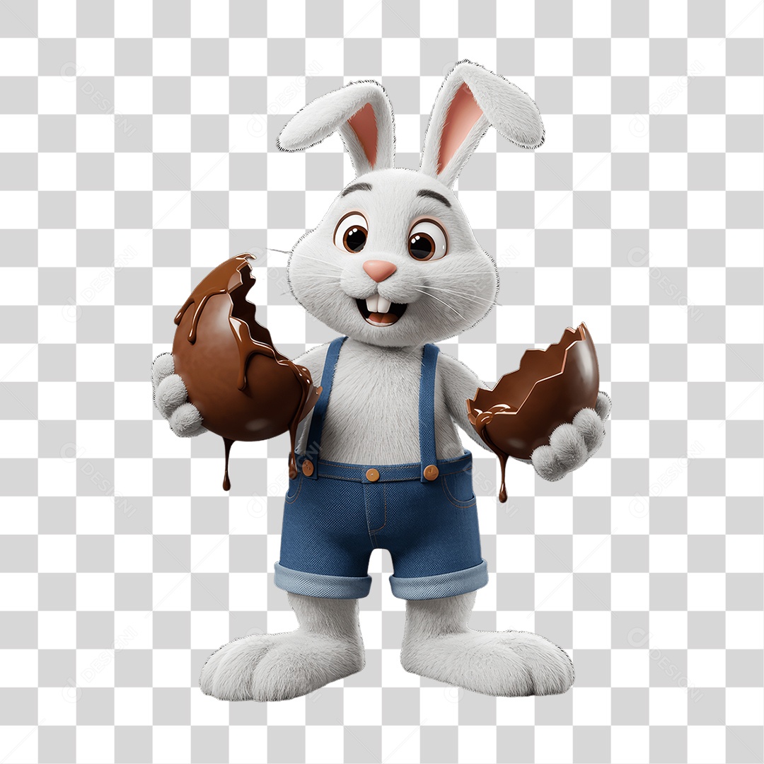 Coelho da Páscoa PNG Transparente