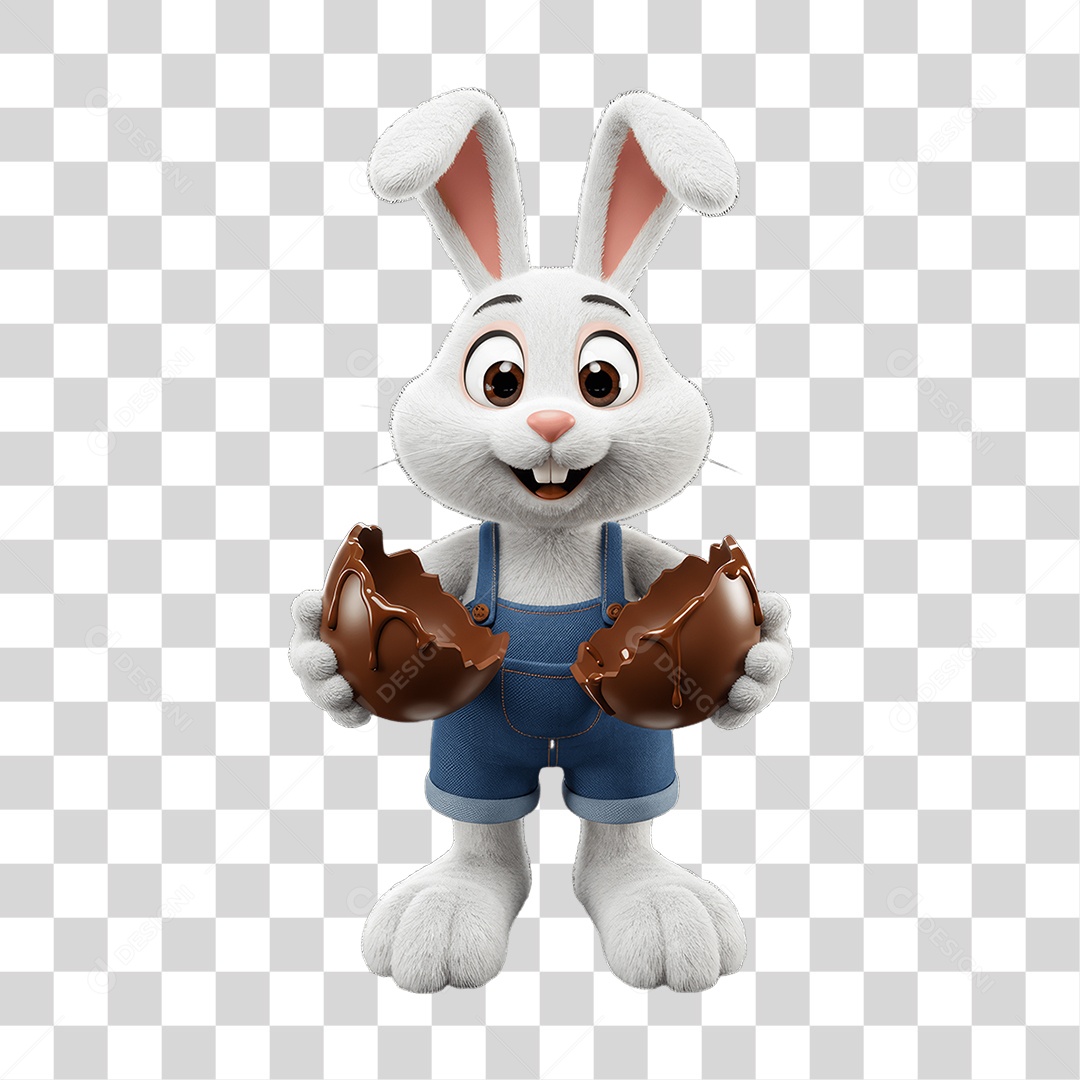 Coelho da Páscoa PNG Transparente