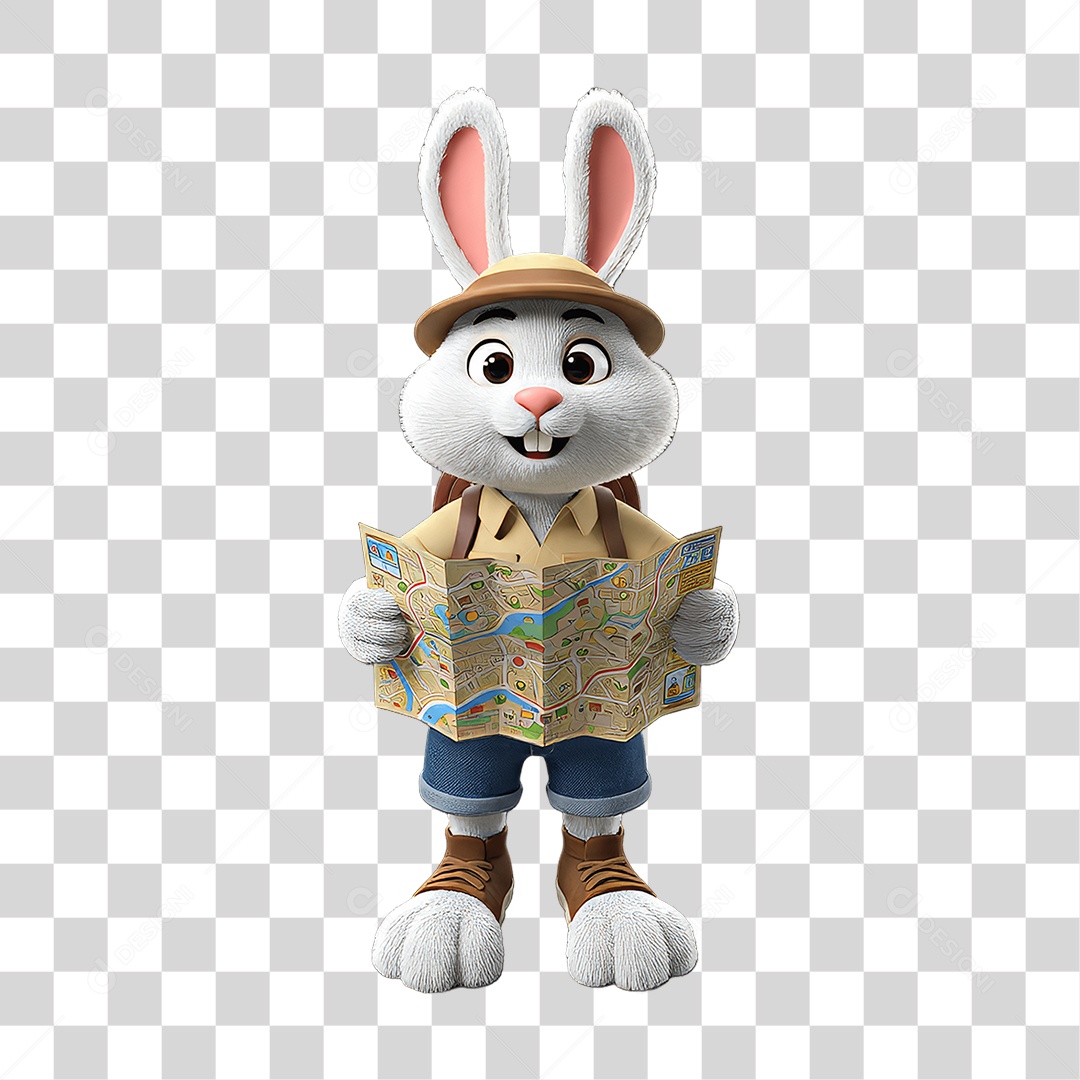 Coelho da Páscoa PNG Transparente