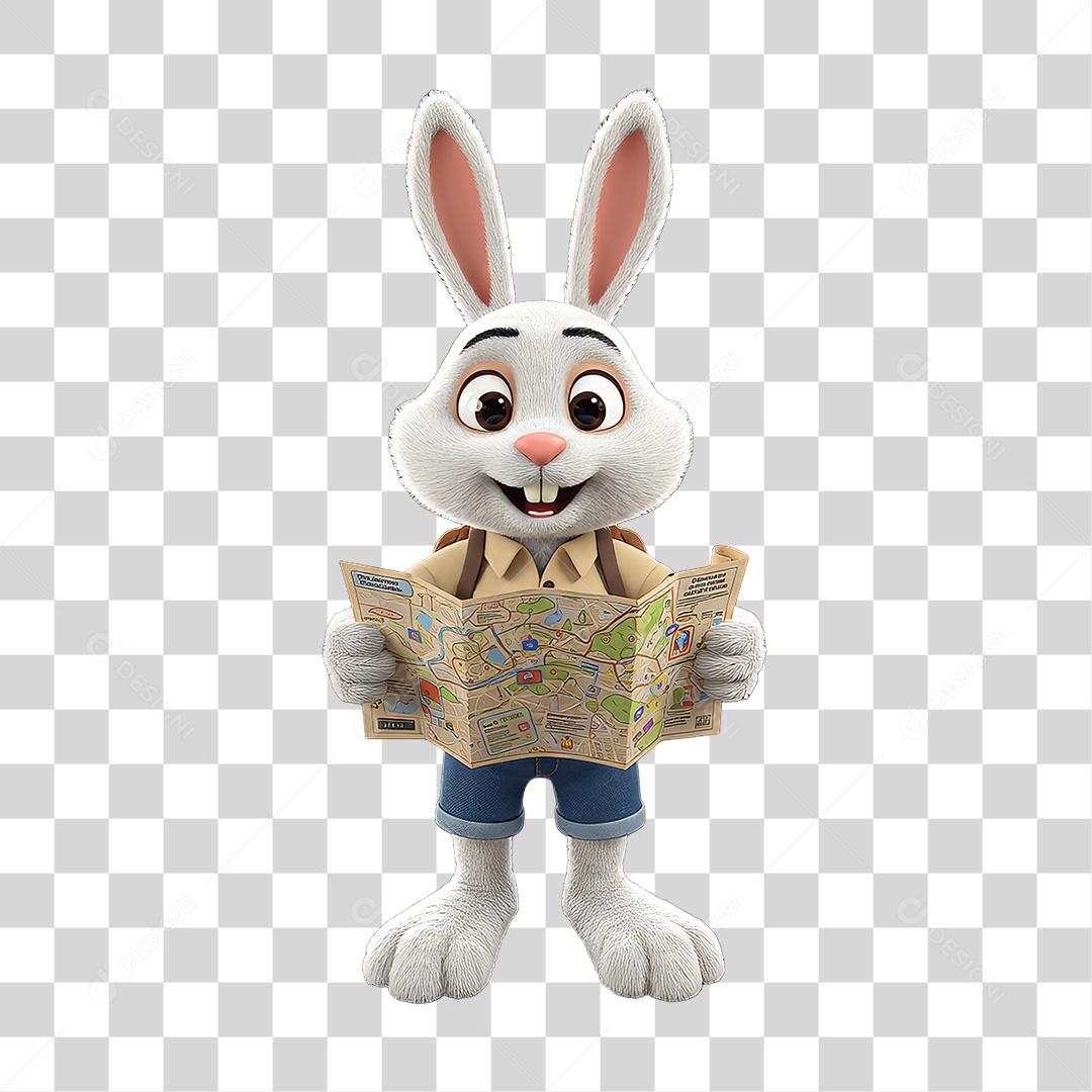 Coelho da Páscoa PNG Transparente