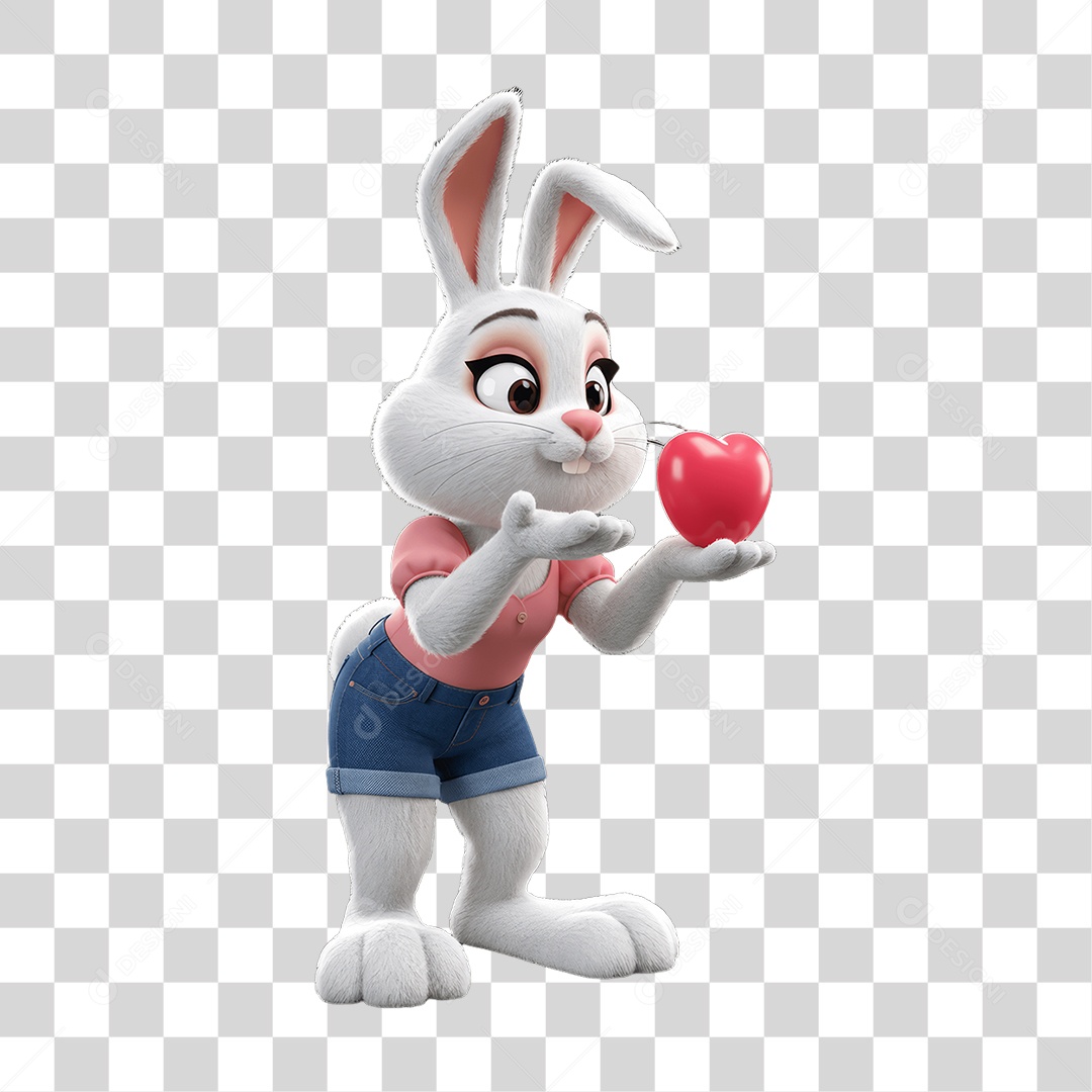 Coelho da Páscoa PNG Transparente