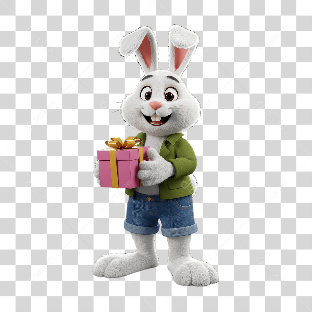 Coelho da Páscoa PNG Transparente