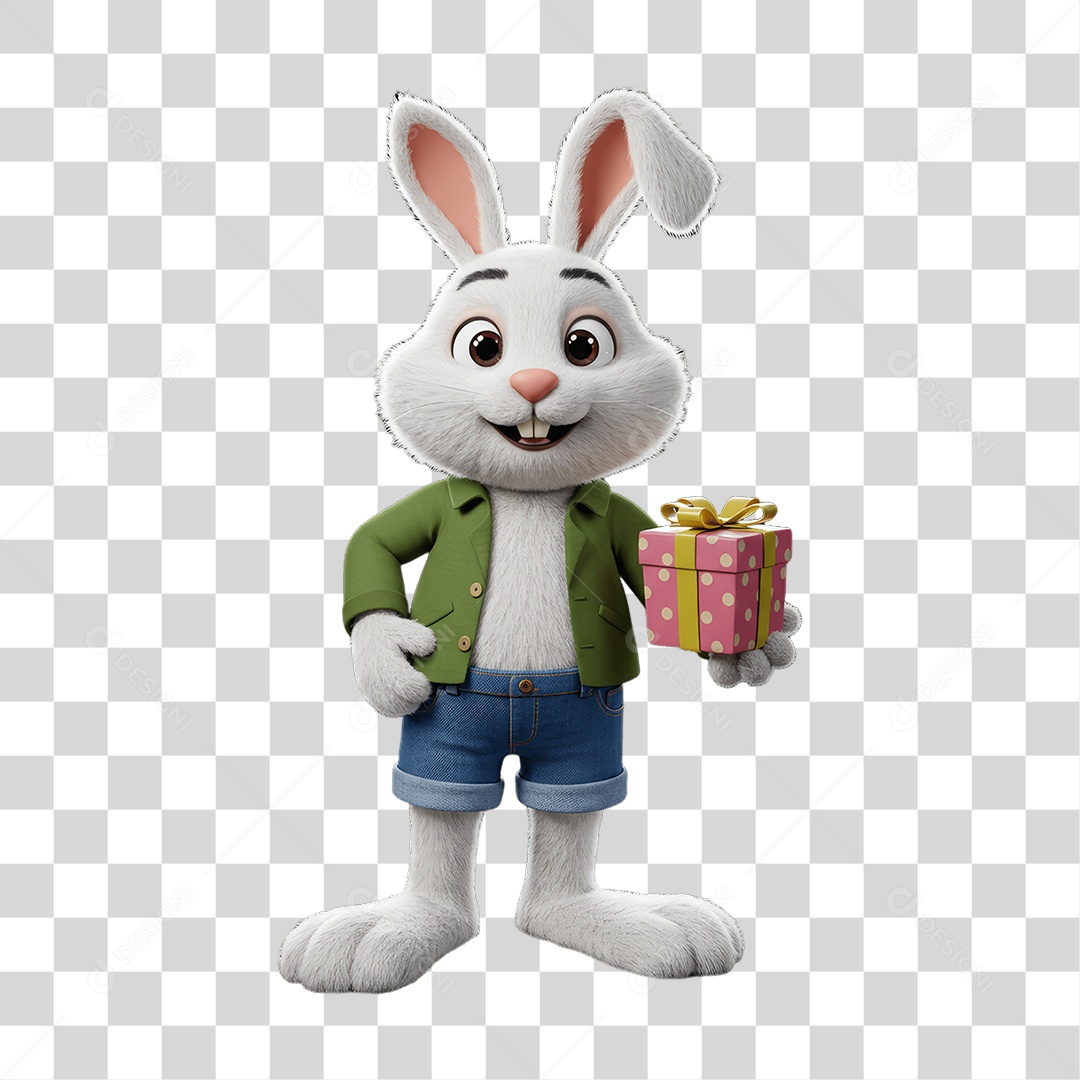 Coelho da Páscoa PNG Transparente