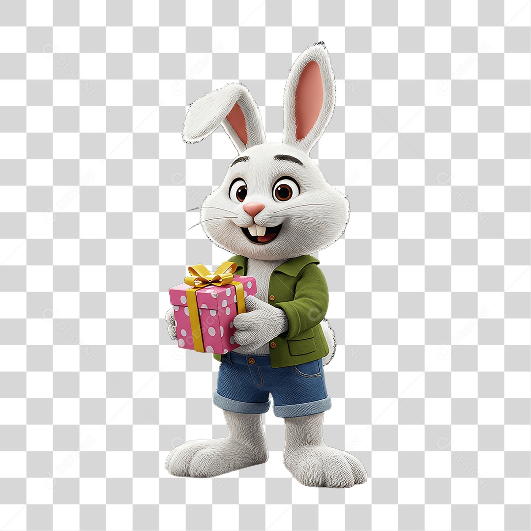Coelho da Páscoa PNG Transparente