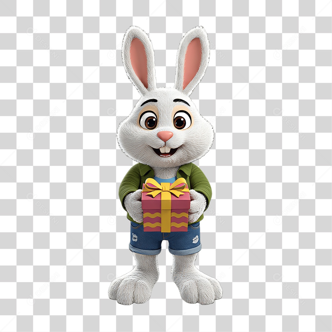 Coelho da Páscoa PNG Transparente