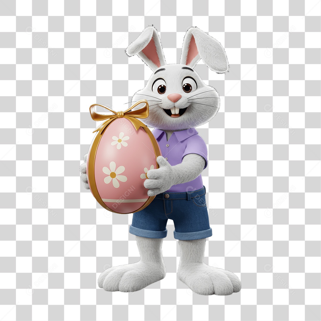 Coelho da Páscoa PNG Transparente