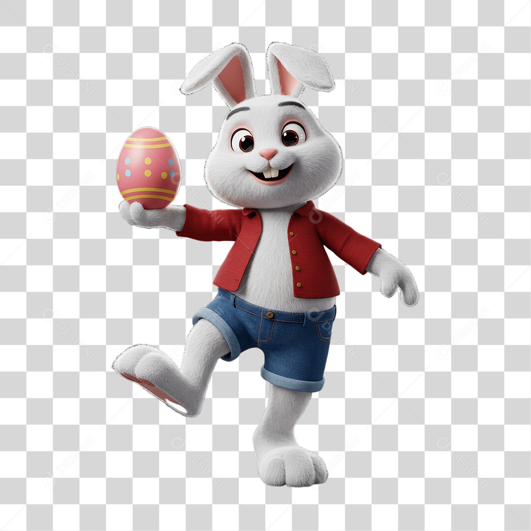 Coelho da Páscoa PNG Transparente